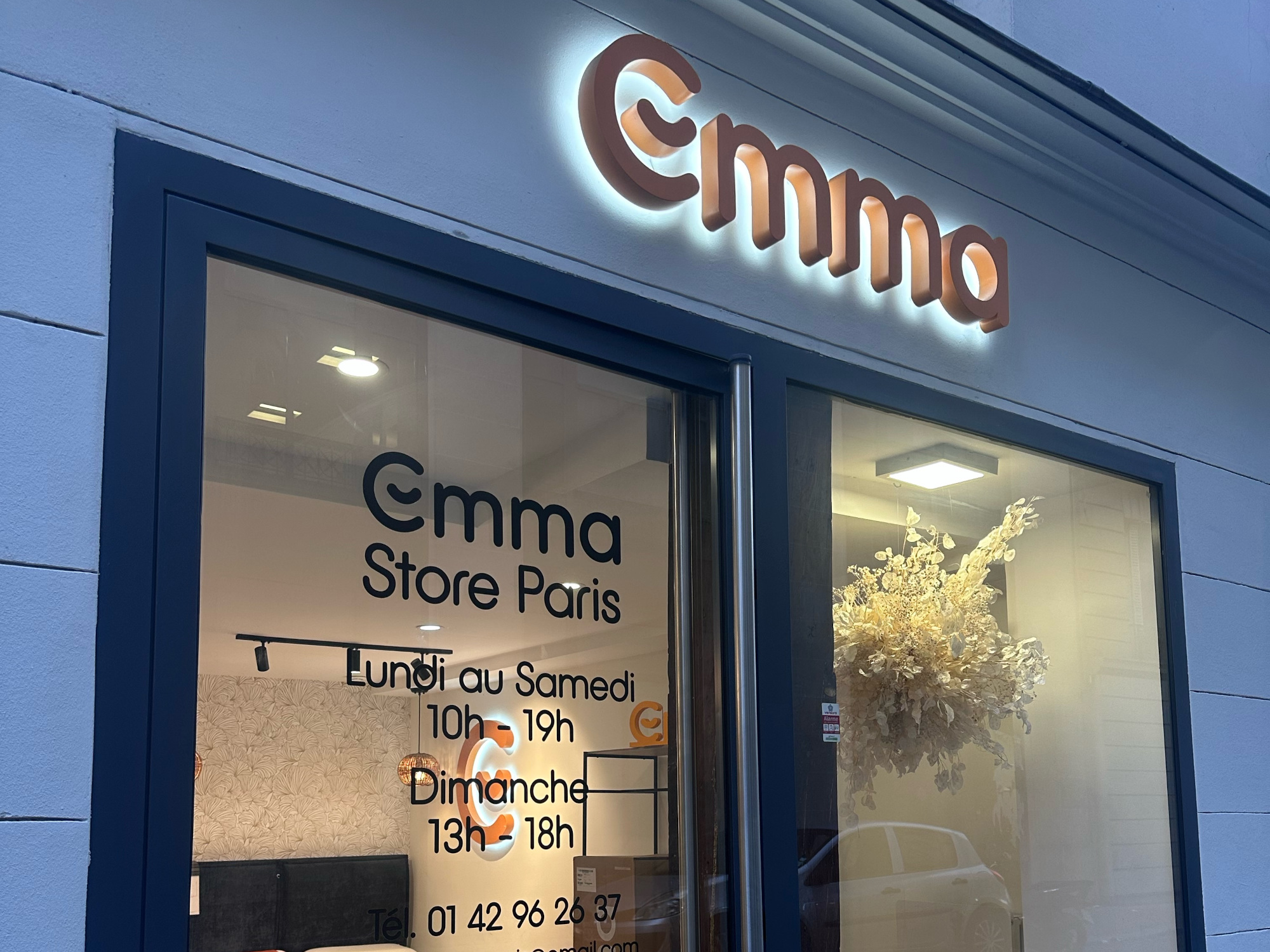 Boutique Emma Store Paris Dos Confort
